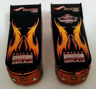 2 Variation Hot Wheels Nationals Convention Vw Volkswagen Drag Bus Real Riders