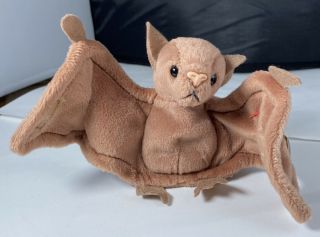 Ty Beanie Baby - Batty The Bat (brown) (4.  5 Inch) - Mwmts Stuffed Animal Toy