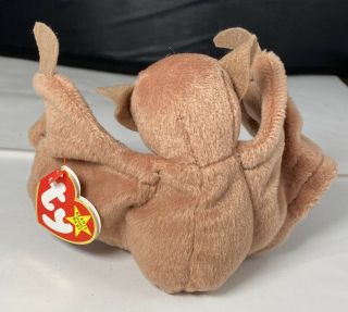 TY Beanie Baby - BATTY the Bat (Brown) (4.  5 inch) - MWMTs Stuffed Animal Toy 2