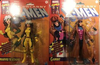 Marvel Legends Rogue & Gambit,  X - Men,  Jim Lee,  Retro,  Vintage,  Exclusive,  Nib