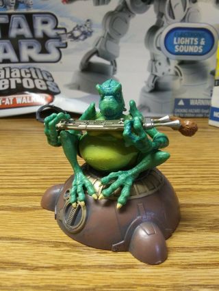 Star Wars Rappertunie Max Rebo Band Hasbro 2003 Complete 3.  75 Action Figure