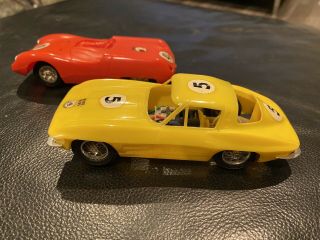 Vintage 1/32 Scale Eldon Corvette And Lotus