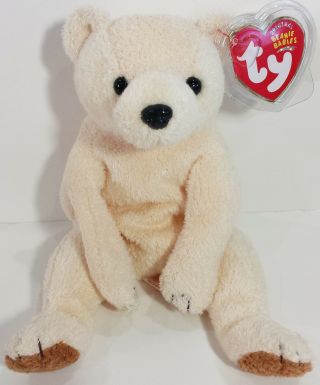 Ty Beanie Babies " Chili " The Polar Bear - Retired Great Gift Please Read
