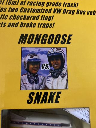 Hot Wheels Classics Mongoose & Snake VW Drag Bus Race Set J4225 NRFB 2005 1:64 3
