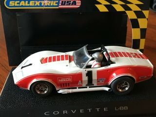 1/32 Scalextric 1969 Chevrolet Corvette L88 Roadster Scca Ap Champion C2566
