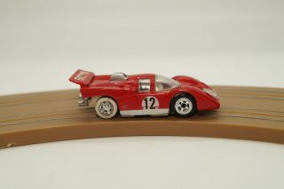 Tyco Pro Red Ferrari 512m Number 12 Ho Scale Slot Car