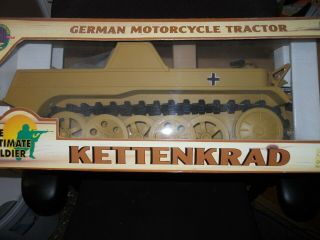 21st Century Ultimate Soldier Kettenkrad German Motorcycle Tractor Yellow Box