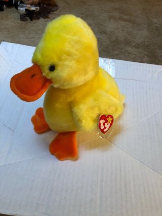 Ty Beanie Baby - Quackers The Duck (5.  5 Inch)