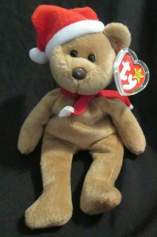 Ty Beanie Baby 1997 Teddy Style 4200 Dob 12 - 25 - 96 Mwmt