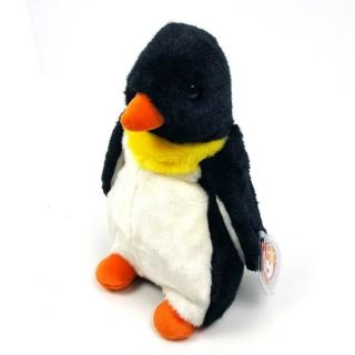 Ty Beanie Buddy Waddle The Penguin 10 " Stuffed Animal Plush A12