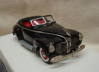 1941 Plymouth Convertible Coupe,  1/43 Durham N Brk Motor City Western Minimarque