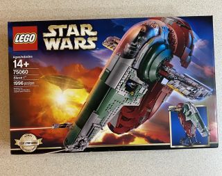 Lego Star Wars Ucs Slave 1 75060.  And Retired