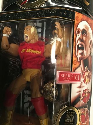 Wwe Deluxe Classic Superstars Hulk Hogan Wrestling Action Figure Jakks 2006 Wwf