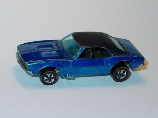 Hot Wheels Redline Hk Custom Camaro - Blue Spectraflame,