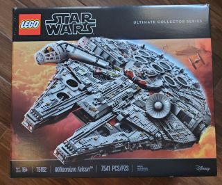 Nib Lego Star Wars Ucs Millennium Falcon 75192 Box In Hand Now