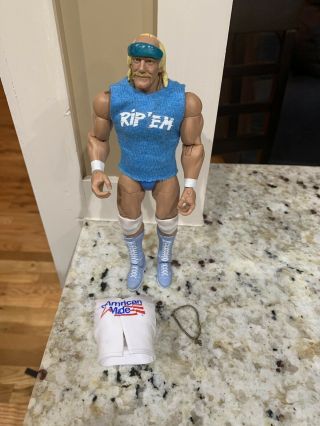 Wwe Mattel Elite Ringside Hulk Hogan Wrestling Figure Rip Custom