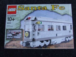 Lego 10022 Santa Fe Train Car (3 In One Models) Box Rare Set