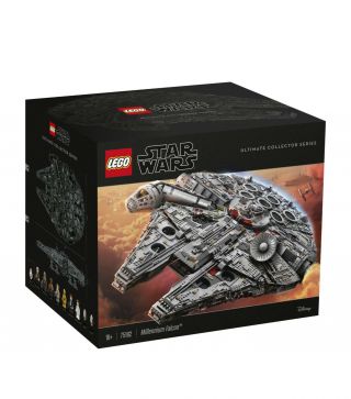Nib Lego Star Wars Ucs Millennium Falcon 75192 Box