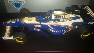 Minichamps 1:18 Damon Hill Williams Renault Fw18 F1 World Champion 1996