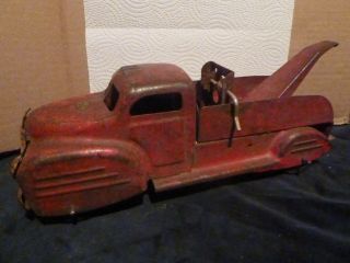 Lincoln Toys Pressed Steel Tow Truck Made In Canada