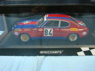 Minichamps Ford Capri Rs 2600 Shark Team Rouget 24h Le Mans 1972 1 Of 336