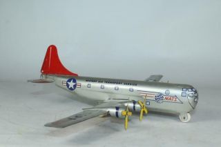 Wyandotte Toys Pressed Steel Airplane Usaf Mats Military Air Transport Service