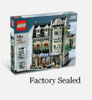 Lego Green Grocer Set 10185 Nisb Rare Retired Hard To Find
