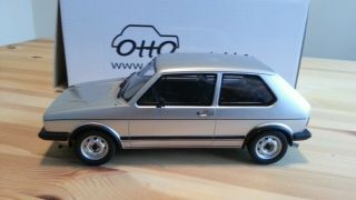 Otto Mobile Ottomobile Vw Volkswagen Golf I Mk1 Gti Rabbit Silver,  Resin 1:18