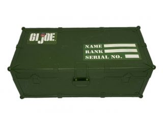 Gi Joe Vtg Green Foot Locker Storage Box Locker 1997 Plastic 14 Inch