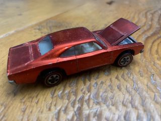 1968 Red Custom Dodge Charger Redline Hot Wheels From Huge Estate Attic Find
