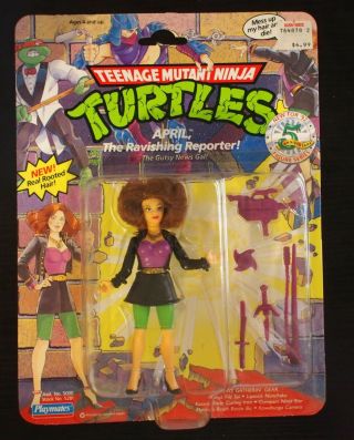 1992 Tmnt Teenage Mutant Ninja Turtle April The Ravishing Reporter Action Figure