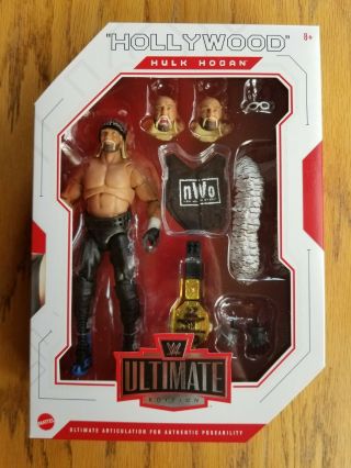 Wwe Elite Hollywood Hulk Hogan Ultimate Edition Nwo Wcw Mattel Ready To Ship