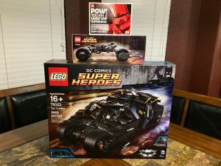 Lego Bat Pod 5004590 & Ucs Tumbler 76023 Dc Batman Vip Exclusive Rare