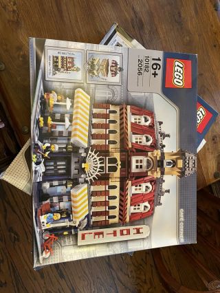 Lego Café Corner - 10182 And Lego Fire Brigade - 10197