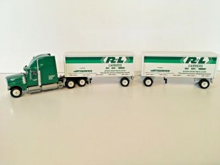 R & L Carrier Doubles ‘03 Winross 1/64th Scale Model Tractor Trailers
