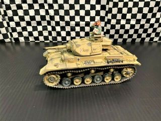 King & Country Ak050 Panzer Iii Tank With Crewman - 1:32 Diecast Boxed