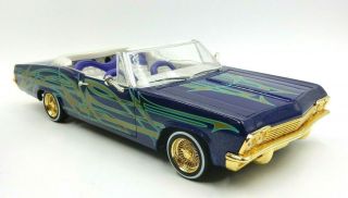 Hot Wheels 1965 Chevy Impala Convertible Lowrider 1:18 Scale Diecast Car
