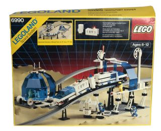 Lego Space 6990 Futuron Monorail Transport System Vintage Legoland Open Read