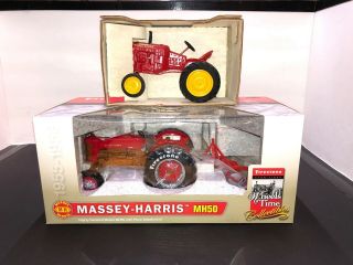 Massey Harris Pony Ttt,  Mh50 With Plow Firestone Tractor