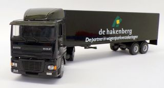 Lion Toys 1/50 Scale No.  36 - Daf 95 Xf Truck & Trailer - De Hakenberg