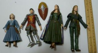 4 Narnia Action Figures - Loose - Susan,  Lucy And 2 Males