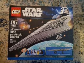 Lego Star Wars Star Destroyer (10221) Nib Usa