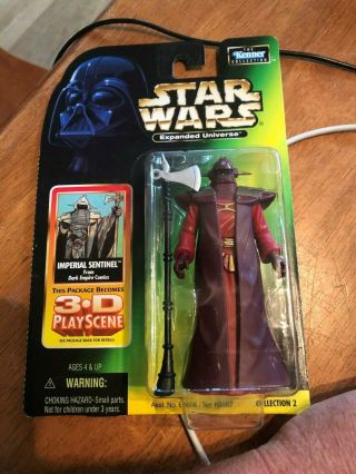 Kenner 1998 Star Wars Expanded Universe 3d Play Scene Imperial Sentinel