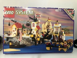 Vintage Lego Pirates Imperial Trading Post (6277) Rare Brand