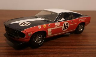Scalextric George Follmer Bud Moore 69 Ford Boss Mustang Trans Am 1/32 Scale