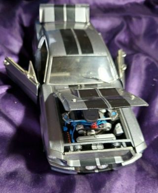1/18 Shelby Collectibles 1967 Ford Mustang Shelby Gt500e Eleanor Silver Dc500e02