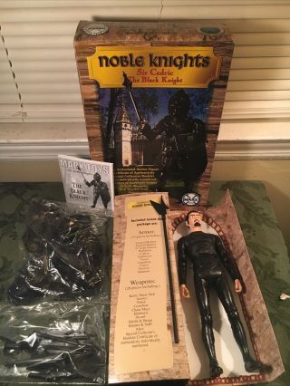 Marx Toys Noble Knights Sir Cedric The Black Knight Figure 2001 Reissue 2082