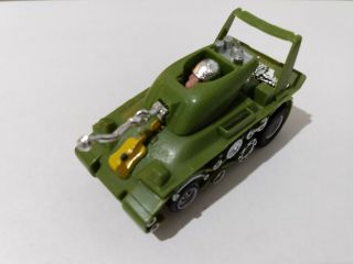 Afx $1782 Peace Tank (1973 - 77) 4 Gear Chassis Ho Slot Car