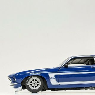 (box) Acme / Welly 1:18 1969 Ford Mustang Boss 302 Trans Am - Plain Body