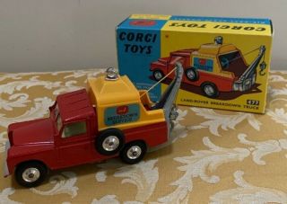Corgi Toys No.  477 Land - Rover Breakdown Truck Unsold Shop Stock - In - Box